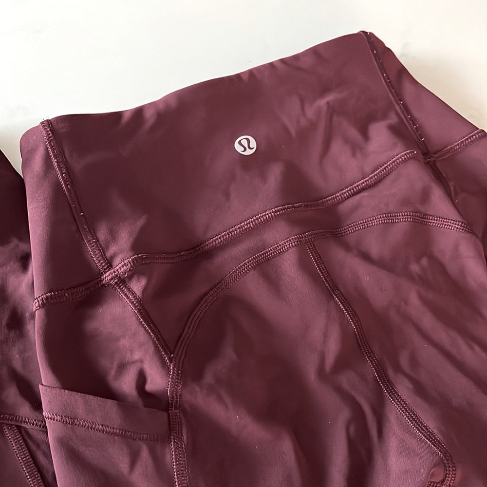 Lululemon run pocket pants size 2 Casis 25 length